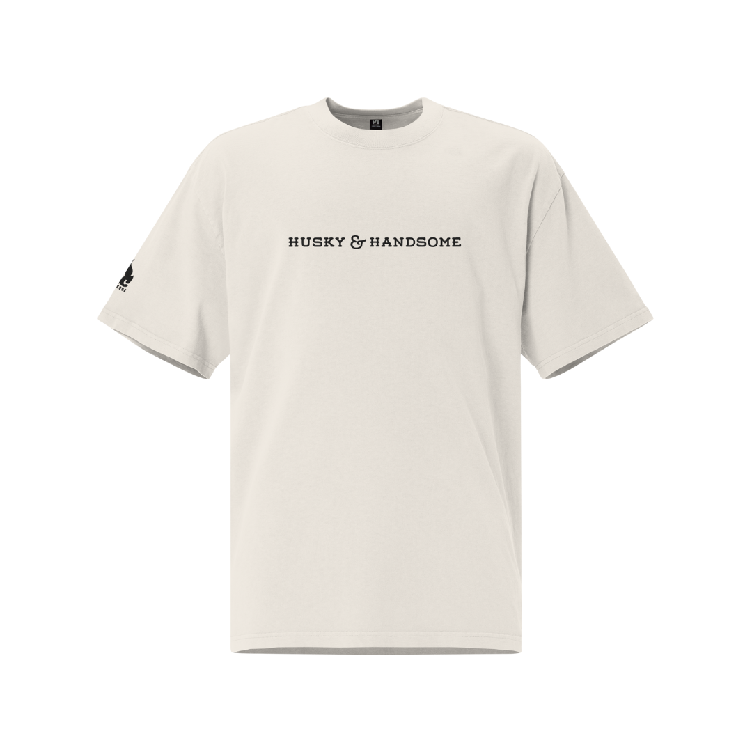 THE FADED HUSKY & HANDSOME TEE - LIGHT
