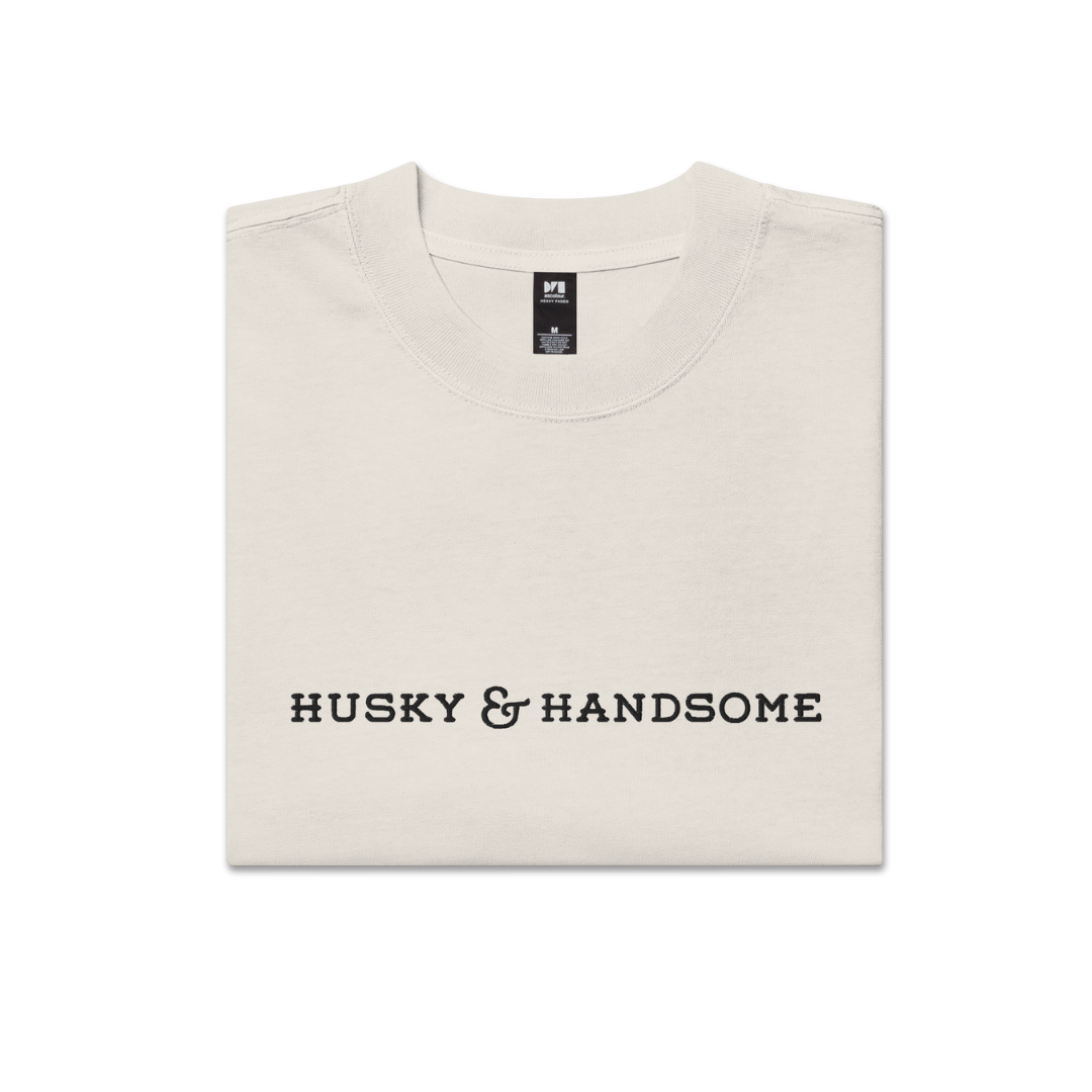 THE FADED HUSKY & HANDSOME TEE - LIGHT