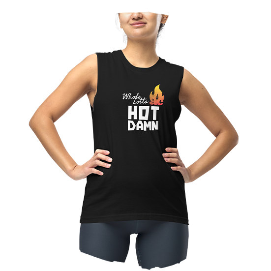 THE HOT DAMN MUSCLE TEE