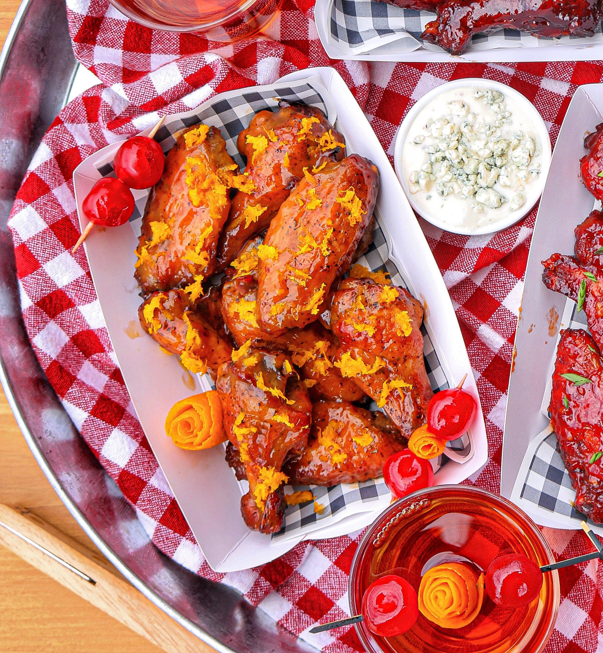 Smoked and Fried Honey Lemon Stepper Chicken Wings AC Barbeque