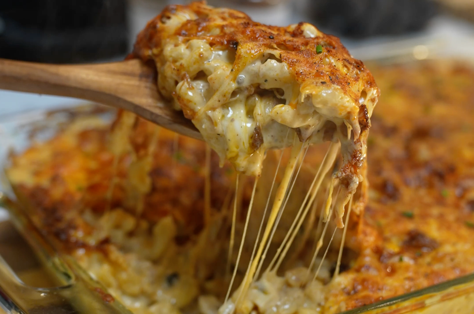 Shredded BBQ Chicken Mac & Cheese