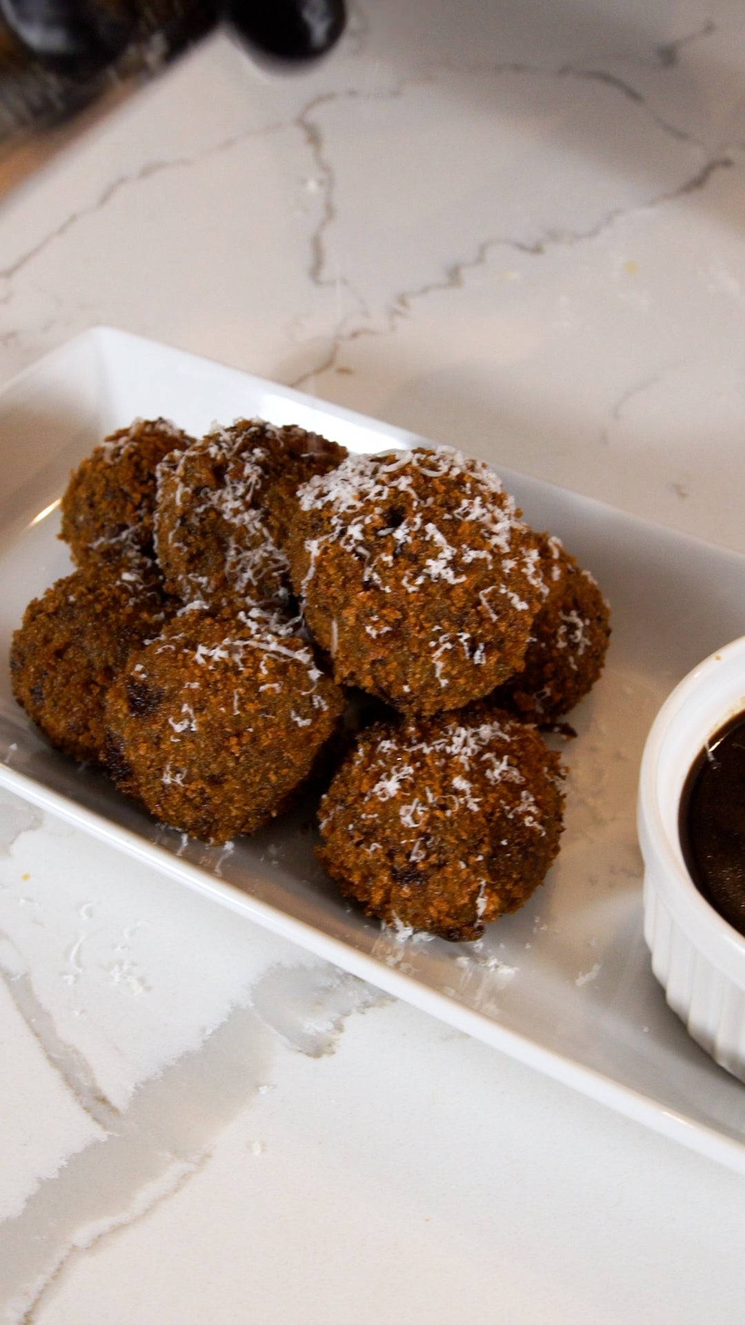 MVP Bourbon Espresso Braised Short Rib Croquettes