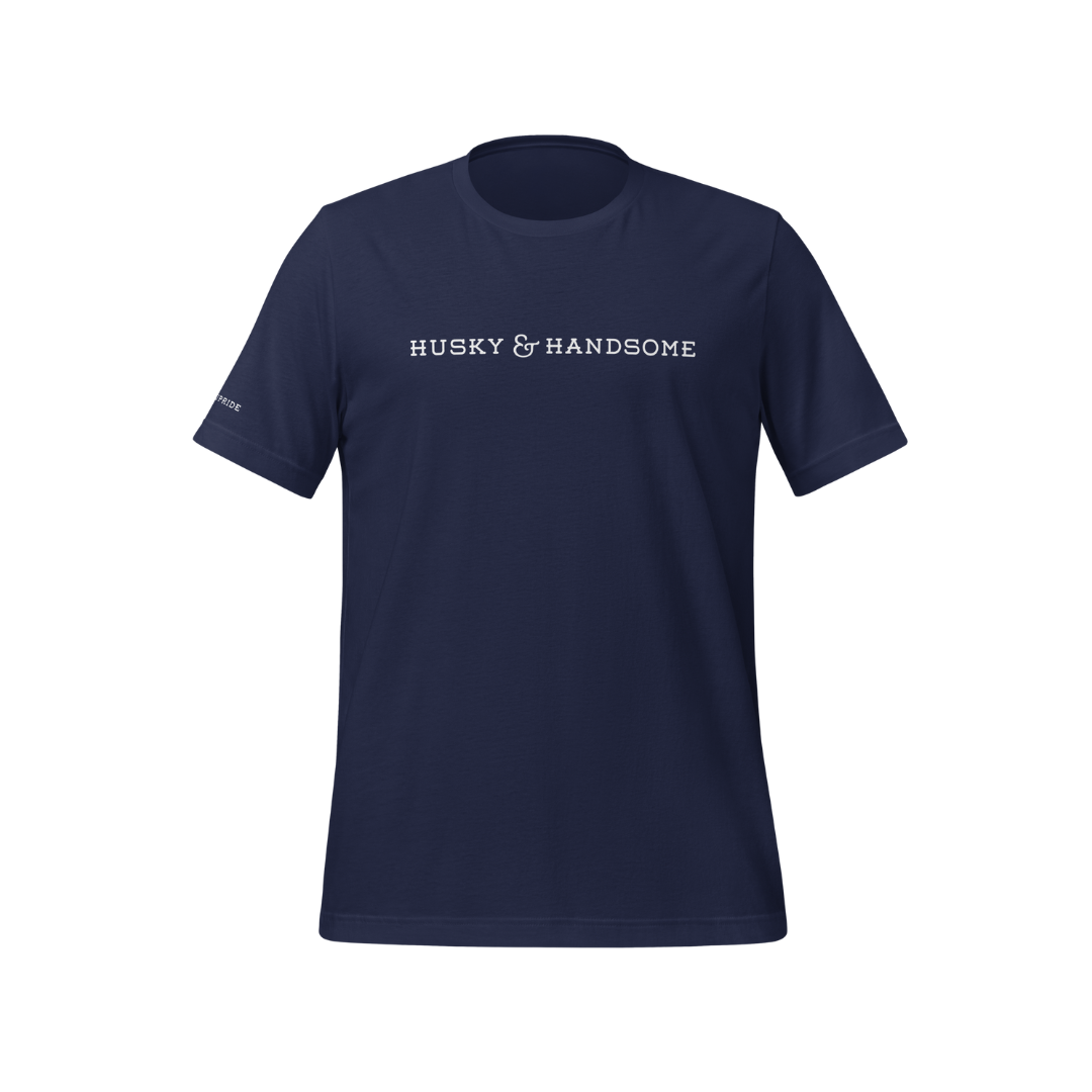 THE HUSKY & HANDSOME TEE - #HBCUPRIDE EDITION