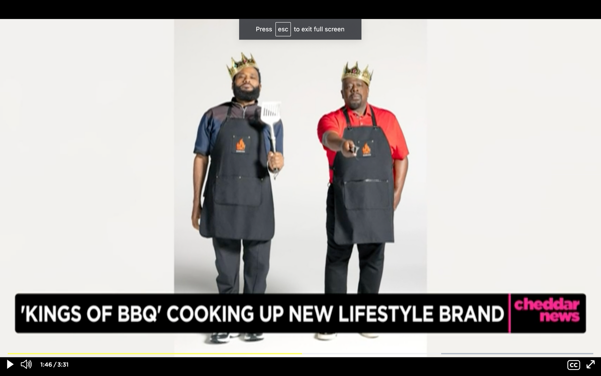 Cheddar News Kings of BBQ promotion