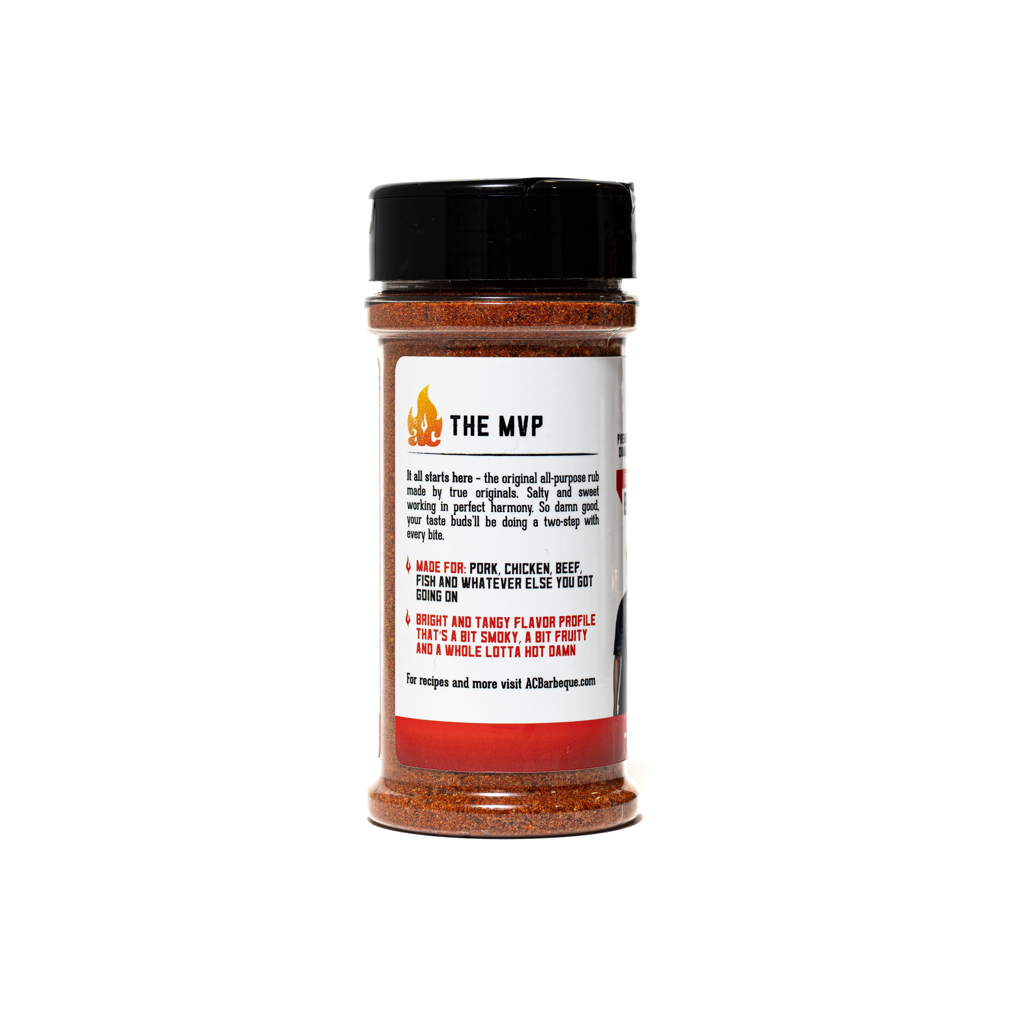 The MVP All-Purpose Rub from AC Barbeque Description