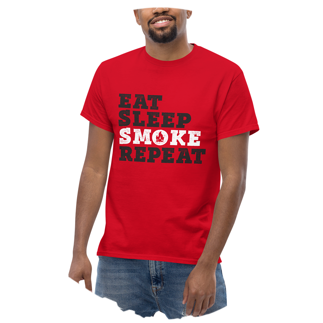 EAT SLEEP SMOKE REPEAT TEE